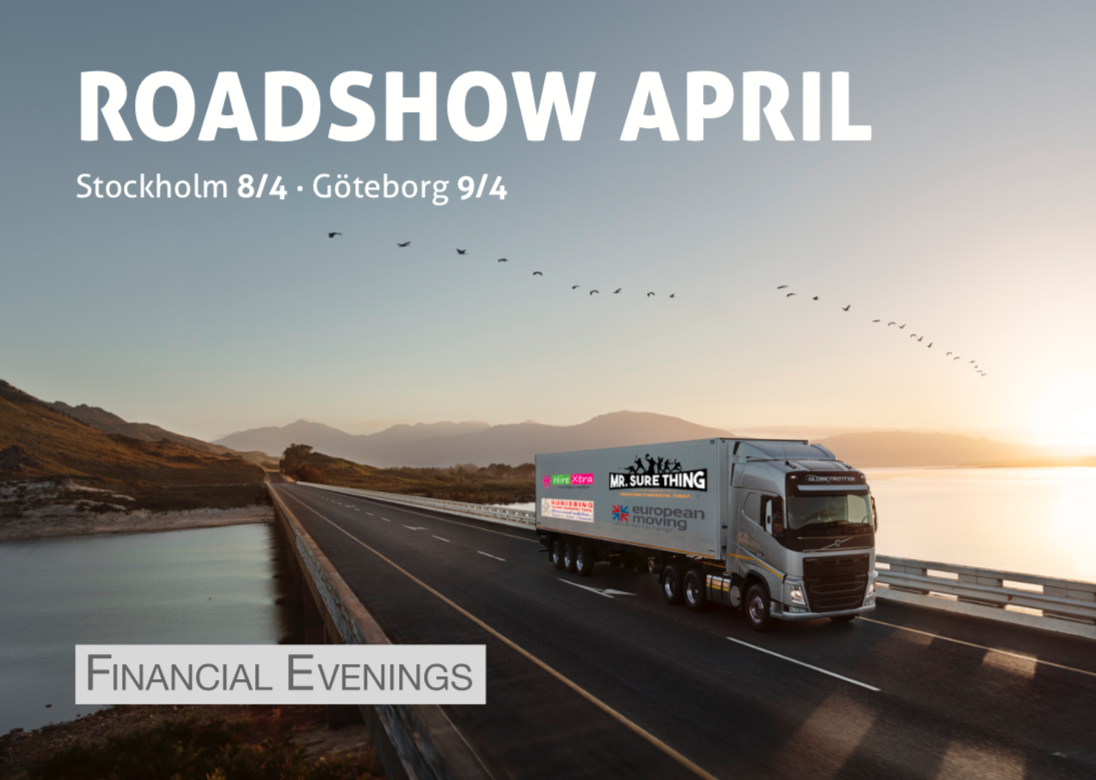 BILD Fyra bolag presenteras vid RoadShowen i april